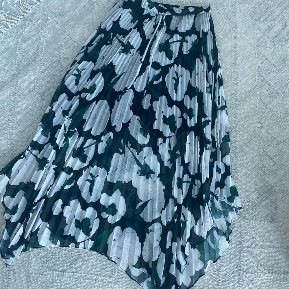 The Kooples midi pleated skirt